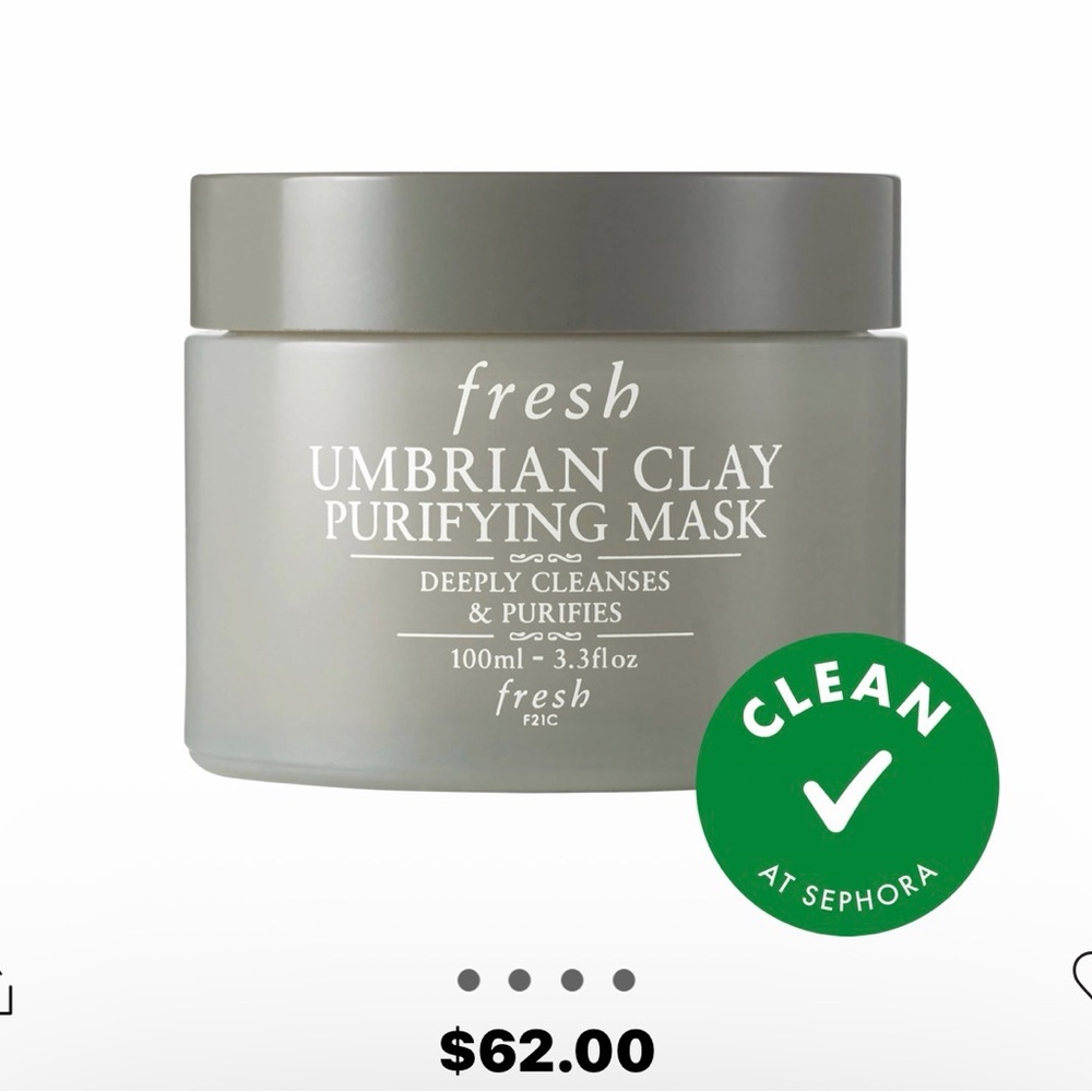 New Fresh Umbrian clay purifying mask 3.3 oz